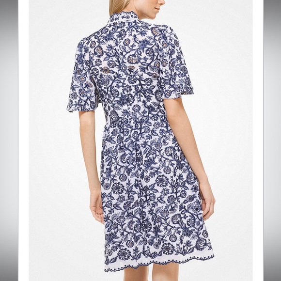 STUNNING MICHAEL KORS EMBROIDERED DRESS SIZE 0 - Picture 4 of 6